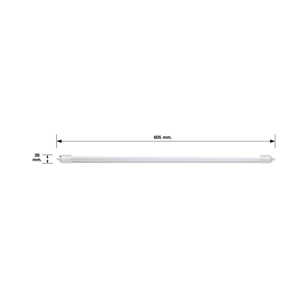 หลอด LED สั้น NAGAS T8 ECO BRIGHT 10 วัตต์ DAYLIGHT G13