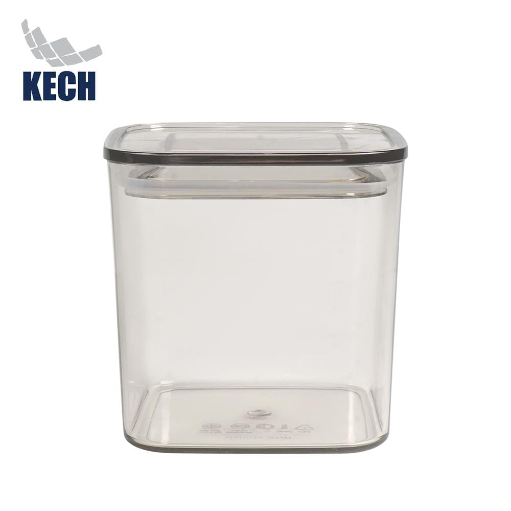 ขวดโหล PET ฝาดึง KECH RUSHY 600 มล. สีน้ำตาลอ่อน