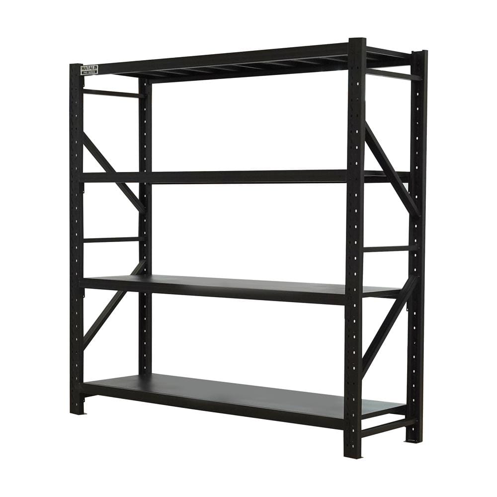ชั้นเหล็ก 4 ชั้น MATALL PRO 200x200x60 ซม. สีดำ