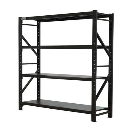 ชั้นเหล็ก 4 ชั้น MATALL PRO 200x200x60 ซม. สีดำ_2