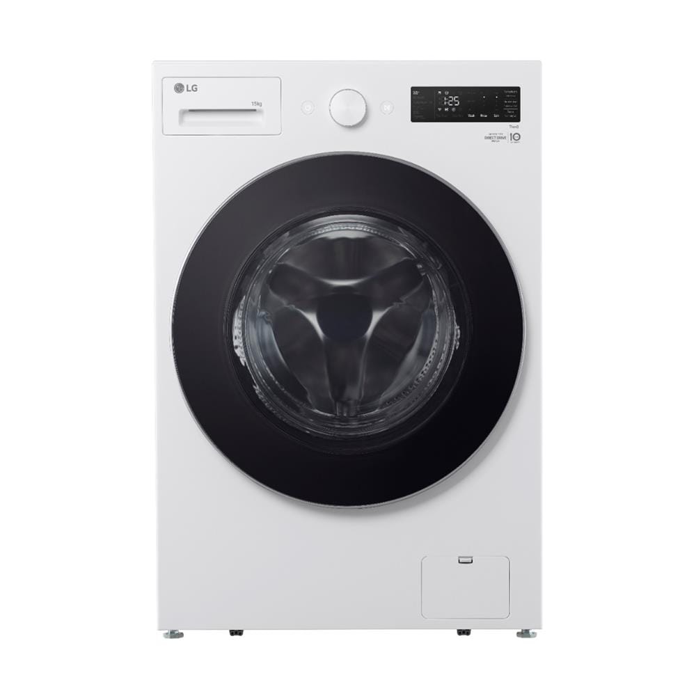 เครื่องซักผ้าฝาหน้า LG F2515SNEW 15 กก. 1100 RPM อินเวอร์เตอร์ สีขาว