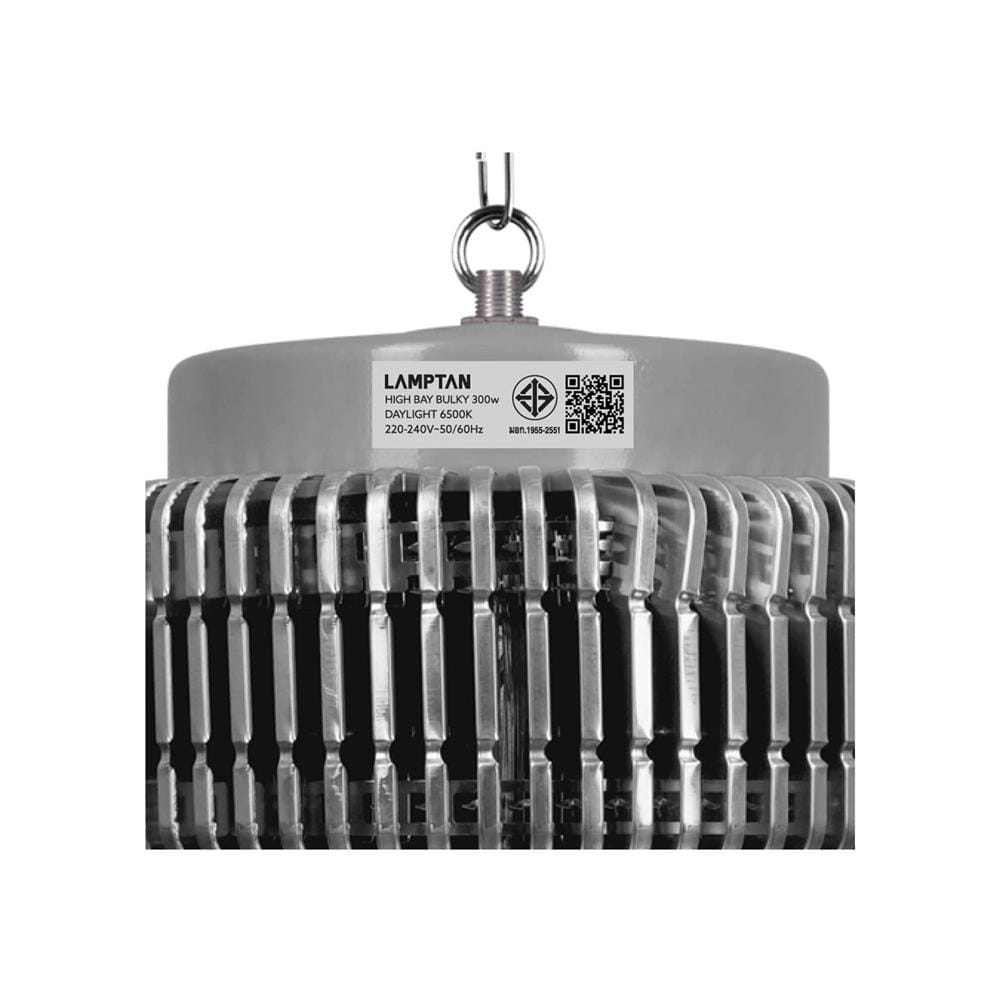 โคมไฮเบย์ LED LAMPTAN BULKY 300 วัตต์ DAYLIGHT สีเงิน