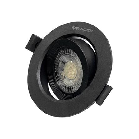 ดาวน์ไลท์ LED RACER HG ADJUST 3 นิ้ว 5 วัตต์ DAYLIGHT/COOL WHITE/WARM WHITE สีดำ_1