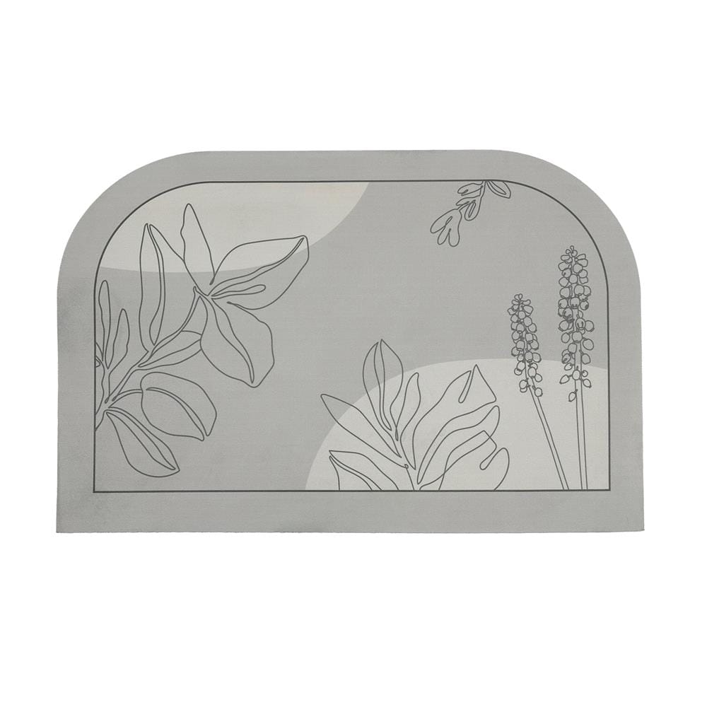 พรมพียู HOME LIVING STYLE LEVA 45x70 ซม. สีเทา