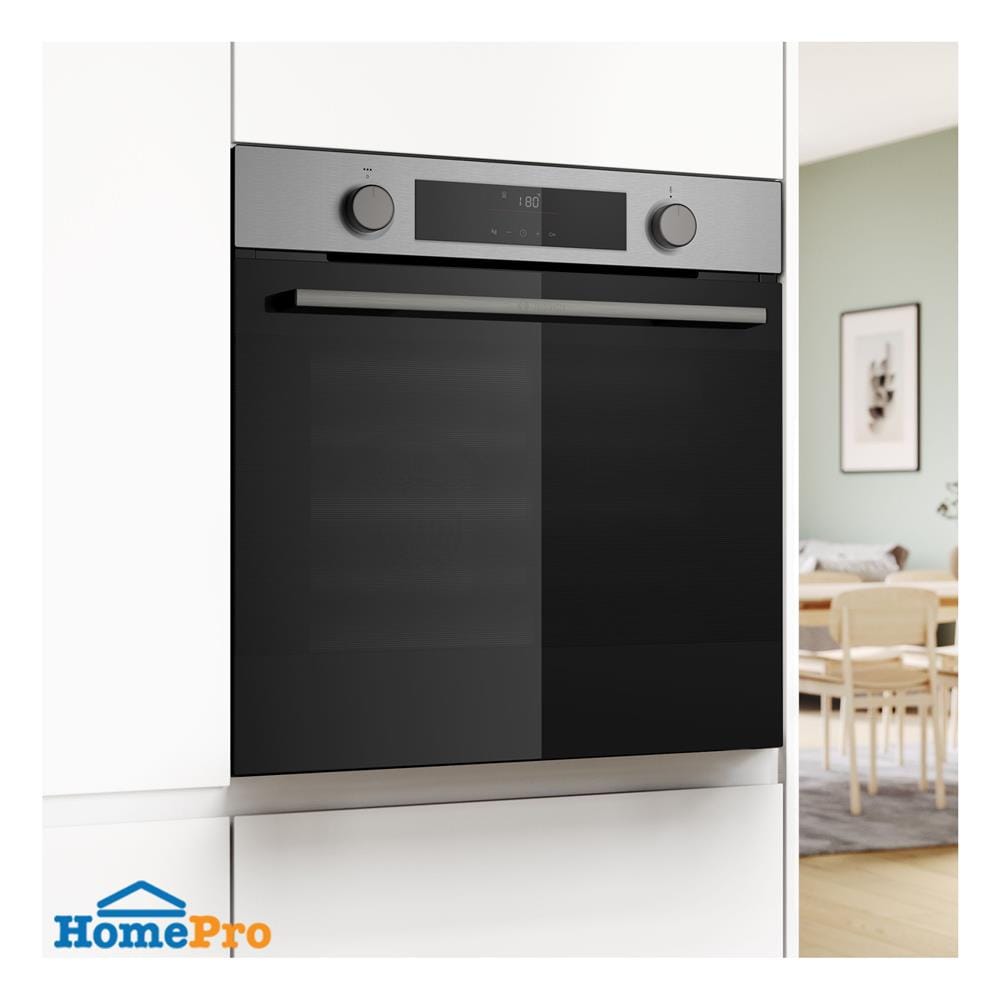 เตาอบฝังดิจิตอล BOSCH HJA715BR0K สีเงิน