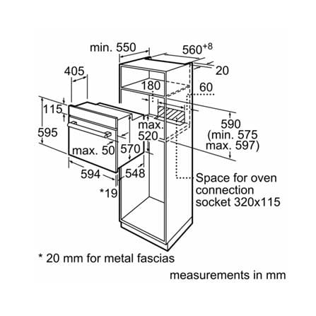 เตาอบฝังดิจิตอล BOSCH HBF512BS1H สีเงิน_5