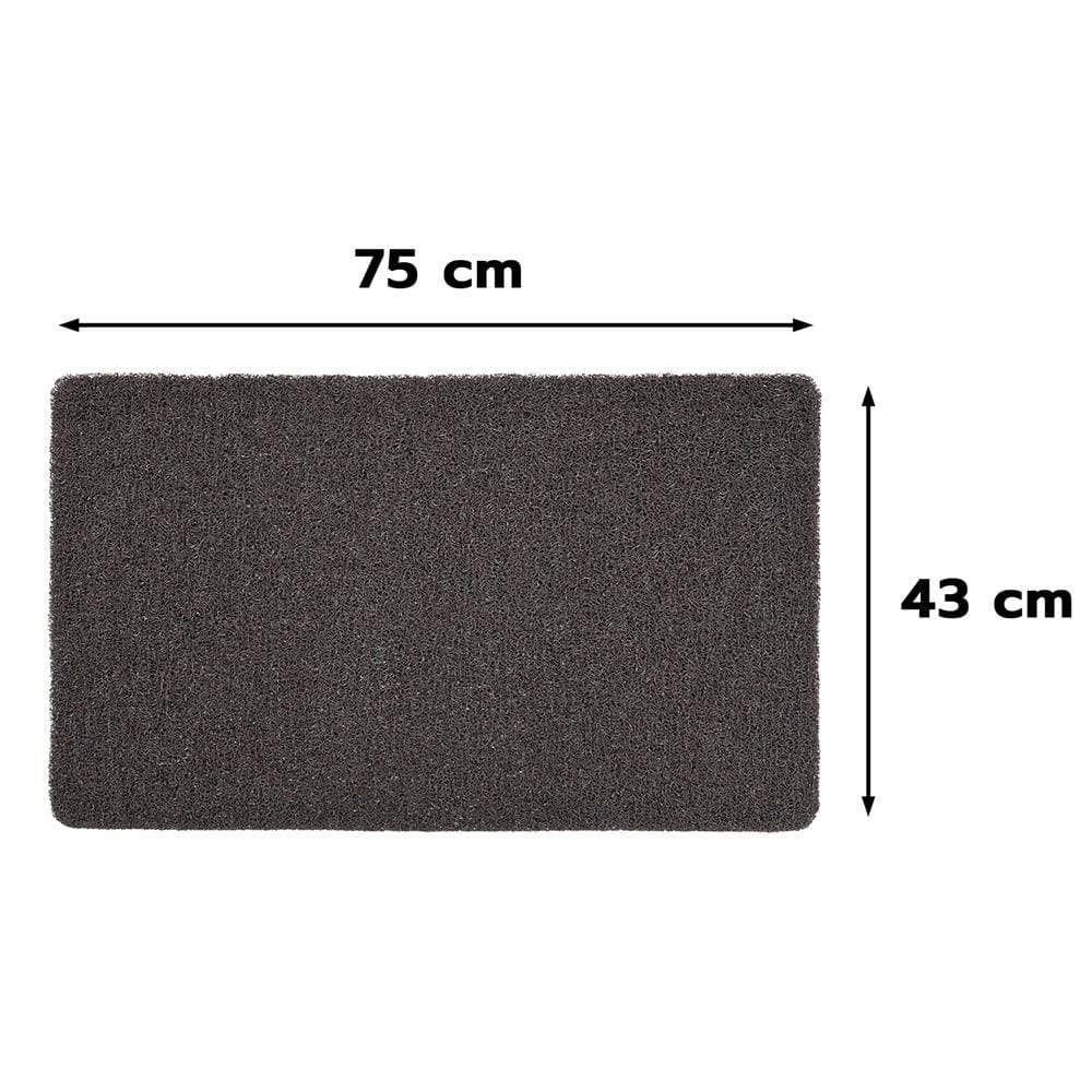 พรมเช็ดเท้าดักฝุ่น HOME LIVING STYLE MATTY 43X75 ซม. สีน้ำตาล