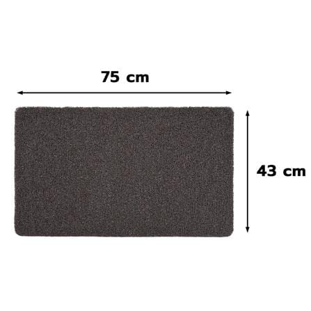 พรมเช็ดเท้าดักฝุ่น HOME LIVING STYLE MATTY 43X75 ซม. สีน้ำตาล_9