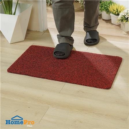พรมเช็ดเท้าดักฝุ่น HOME LIVING STYLE MATTY 43X75 ซม. สีแดง/ดำ_6