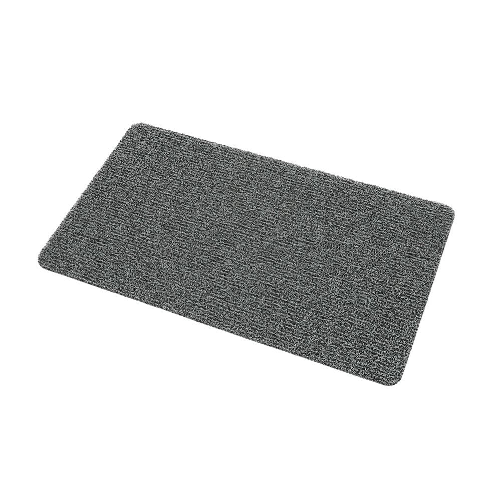 พรมเช็ดเท้าดักฝุ่น HOME LIVING STYLE MATTY 43X75 ซม. สีเทา/ดำ