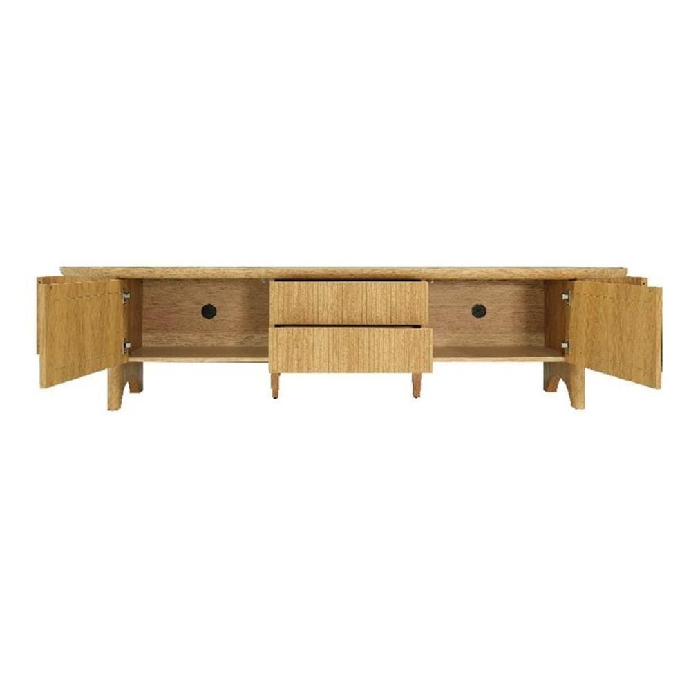 ตู้วางทีวี SB FURNITURE WASIAN 19235660 240 ซม. สีโอ๊ค
