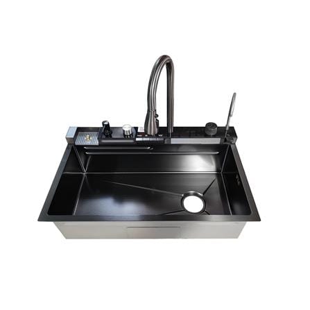 ซิงค์ฝัง 1 หลุม S-FLO NL0006 8046 SM01S-B สีดำ_3