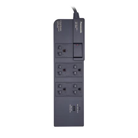 รางปลั๊กไฟ 5 ช่อง 1 สวิตช์ 1 USB 1 TYPE-C PANASONIC WCHG283527 สีดำ_0