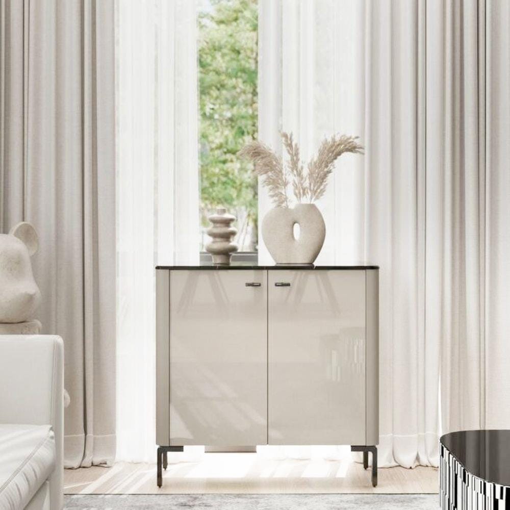 ตู้เตี้ยบานเปิด SB FURNITURE BLESS 19237116 80 ซม. สีเบจ