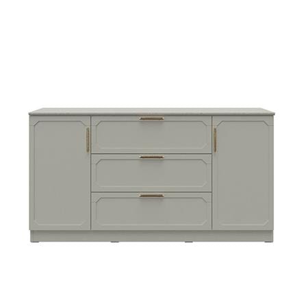 ตู้เตี้ยบานผสม SB FURNITURE QUINN 19239999 150 ซม. สีเทา_2