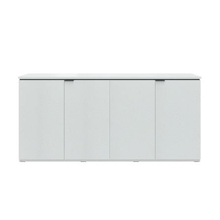 ตู้เตี้ยบานเปิด SB FURNITURE KEITH 19239996 160 ซม. สีขาว_1