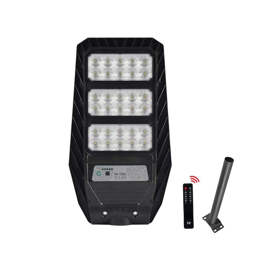 ไฟถนน SOLAR HI-TEK HFSSX 200 วัตต์ DAYLIGHT สีดำ