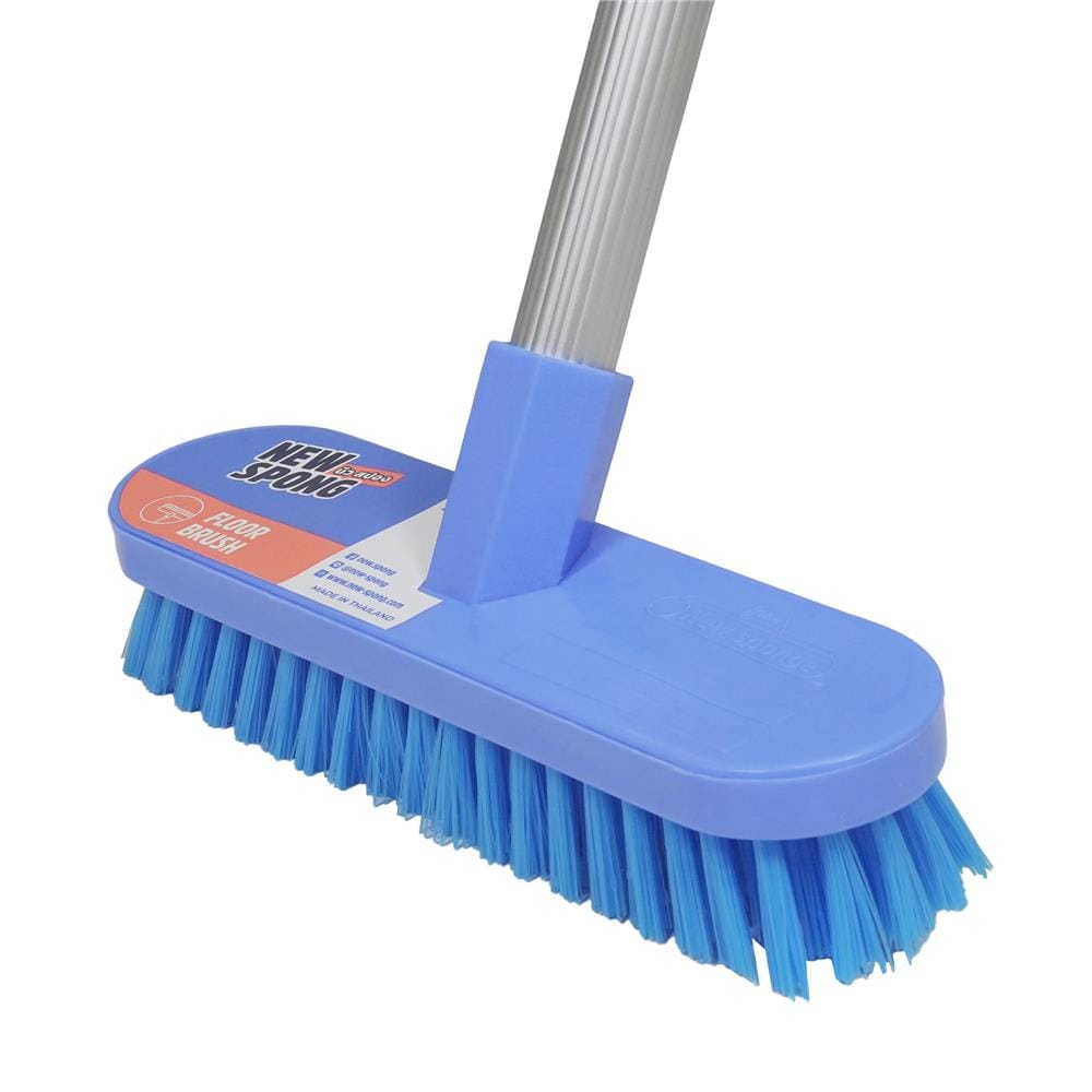 แปรงขัดพื้นไนลอน NEW SPONGE 8 นิ้ว สีน้ำเงิน