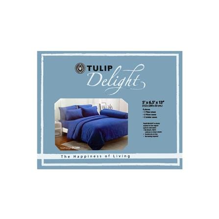 ชุดผ้าปูที่นอน 5 ฟุต (ชุด 5 ชิ้น) TULIP DELIGHT 60057-DL588_3