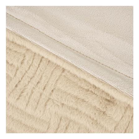 ผ้าห่ม BENETTA ROSALYNN 70x90 นิ้ว สี BEIGE_2