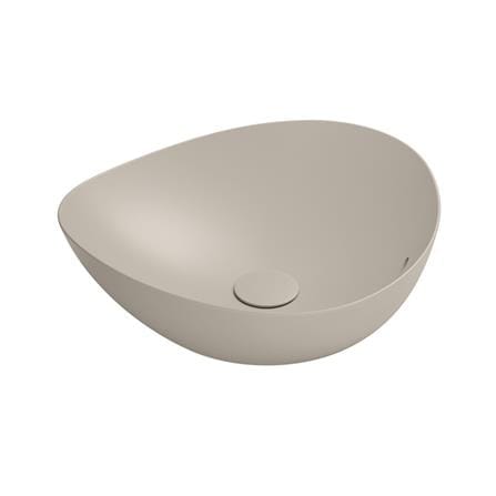 อ่างล้างหน้าวางบนเคาน์เตอร์ TOTO LW4704-MBE สีเบจ_0