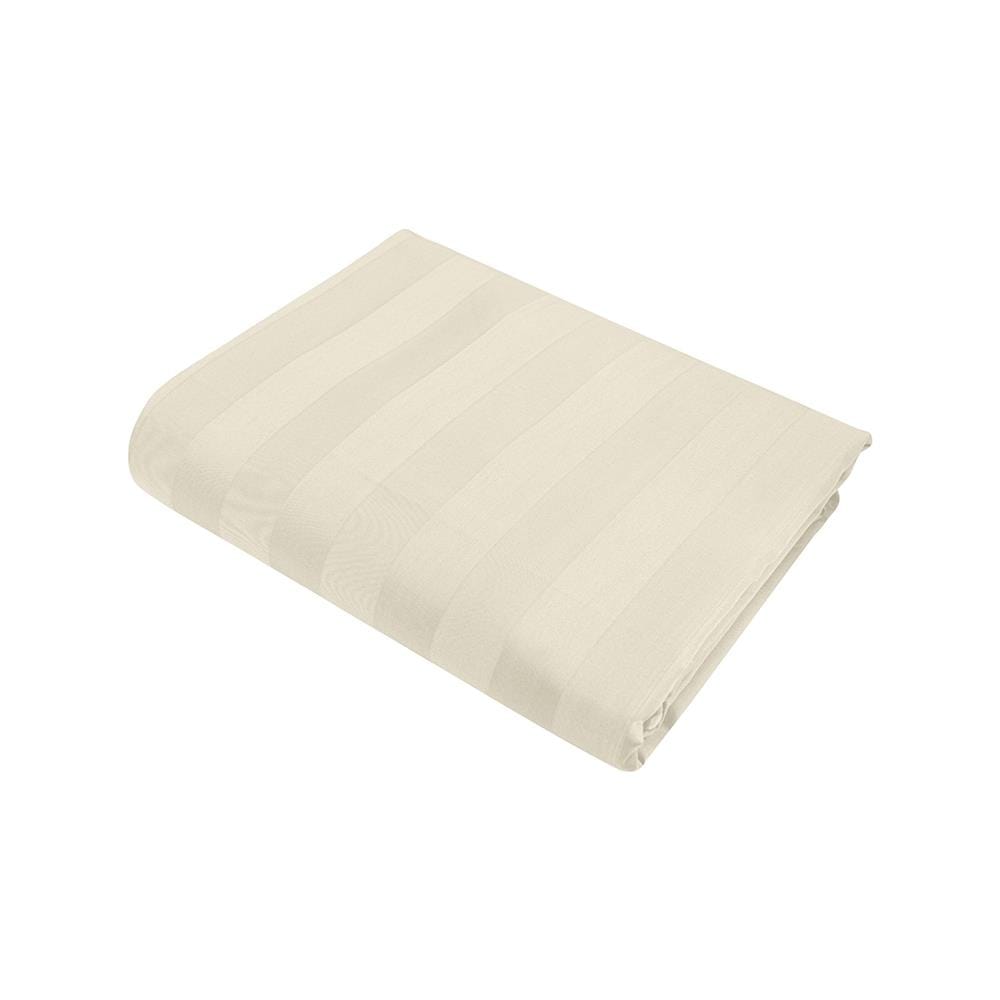 ผ้าปูที่นอน PICASSO COTTON STRIPE 630TC 72x78 นิ้ว สี CREAM