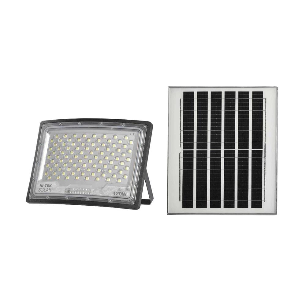 สปอตไลท์ SOLAR HI-TEK HFSF120W 120 วัตต์ DAYLIGHT สีดำ (1 แถม 1)