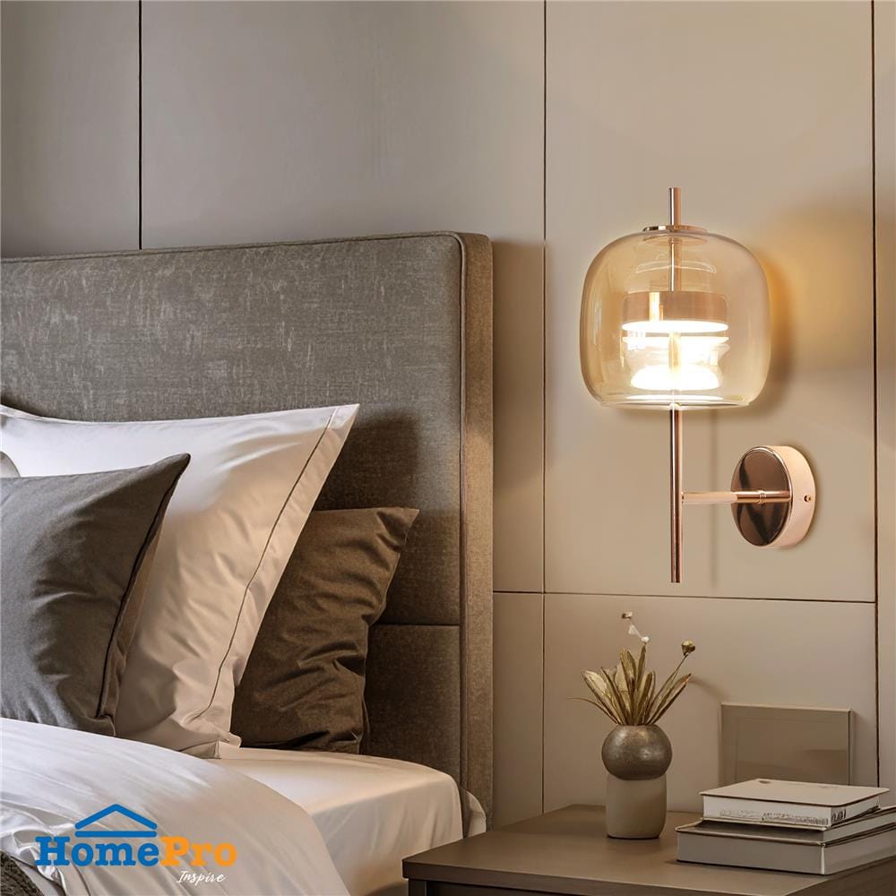 ไฟกิ่งภายใน LED MD008-3660(8W) 8 วัตต์ DAYLIGHT/COOL WHITE/WARM WHITE สีน้ำตาล/ทอง 1 หัว