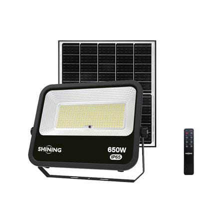 ไฟสปอตไลท์ SOLAR SHINING PLUTO 650 วัตต์ DAYLIGHT สีดำ_0