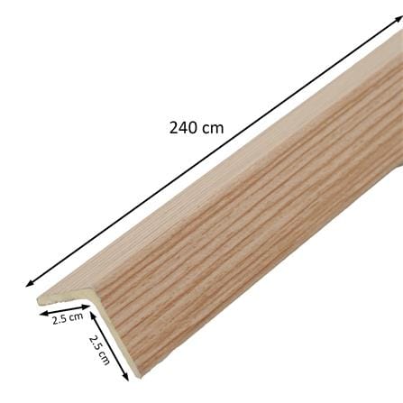 ตัวจบผนัง PVC CROBERN JF194 PVC04 2.5x2.5x240 ซม. สีบีช_5