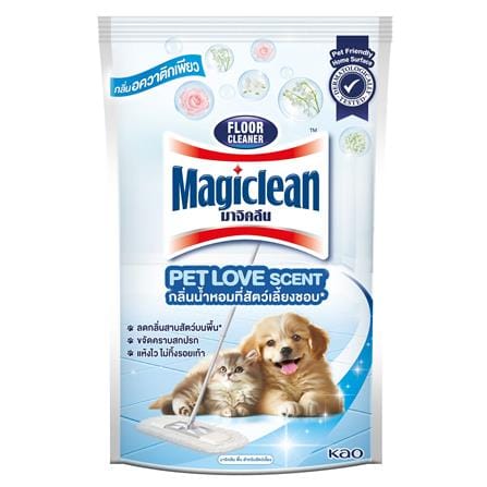 รีฟิลน้ำยาทำความสะอาดพื้นสำหรับสัตว์เลี้ยง MAGICLEAN 650 มล. AQUATIC PURE_0