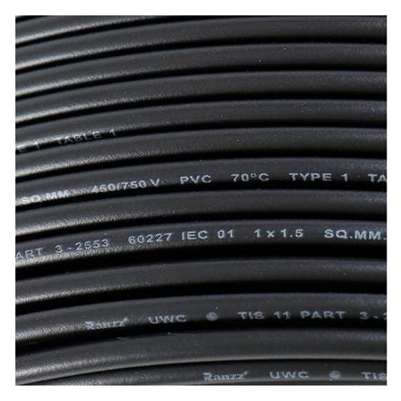 สายไฟ THW IEC01 RANZZ 1x1.5 ตร.มม. 50 ม. สีดำ_2