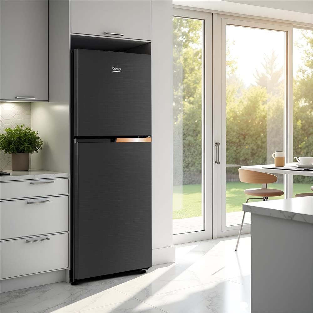 ตู้เย็น 2 ประตู BEKO RDNT231I50K 7.4 คิว สีเทาเข้ม