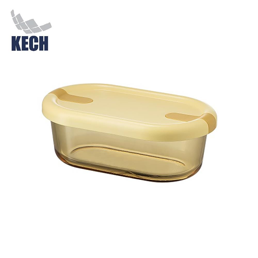 กล่องอาหารแก้ว KECH HOPE 1SLOT 0.75 ลิตร สีเหลือง