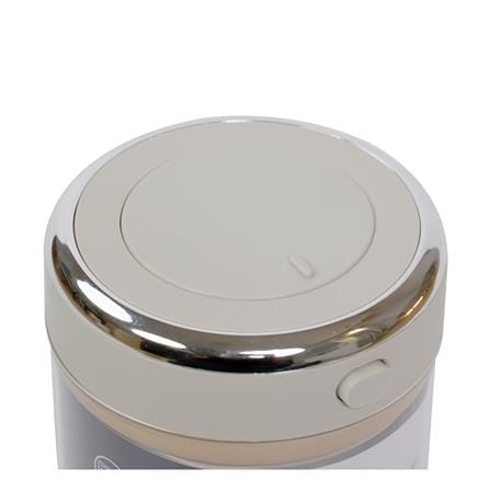 ขวดโหลแก้วบอโรซิลิเกต ฝากด 1100 มล. KECH ARISTA สีขาว_2