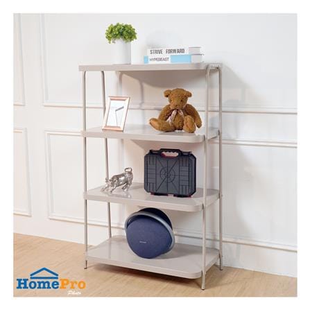 ชั้นวางของ 4 ชั้น STACKO LAMI 40x73.2x115 ซม. สีวอร์มเกรย์_3