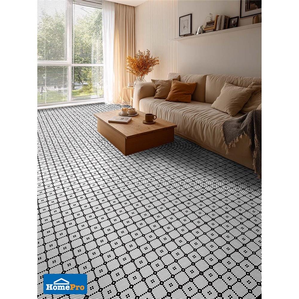 กระเบื้องพื้น 16x16 นิ้ว DURAGRES เวส เปอร์ ขาว A 0.96 ตร.ม.