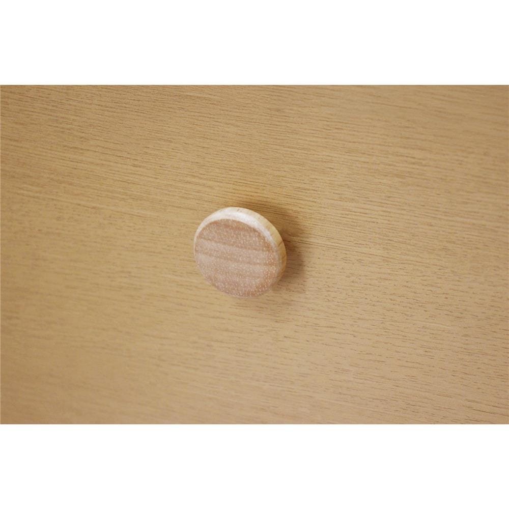 ตู้เตี้ย 3 ลิ้นชัก 3 บานเปิด FURDINI AOMI 120 ซม. สี NATURAL OAK/ขาว