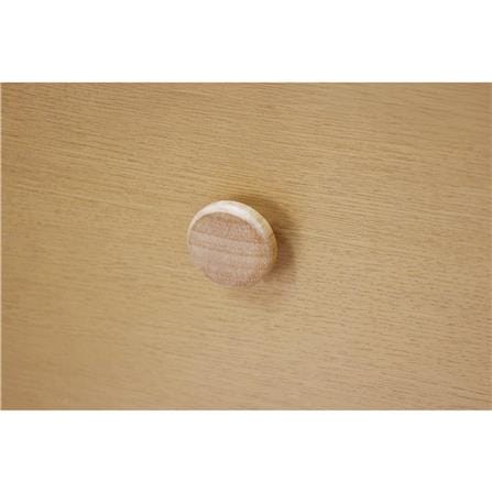 ตู้เตี้ย 3 ลิ้นชัก 3 บานเปิด FURDINI AOMI 120 ซม. สี NATURAL OAK/ขาว_3