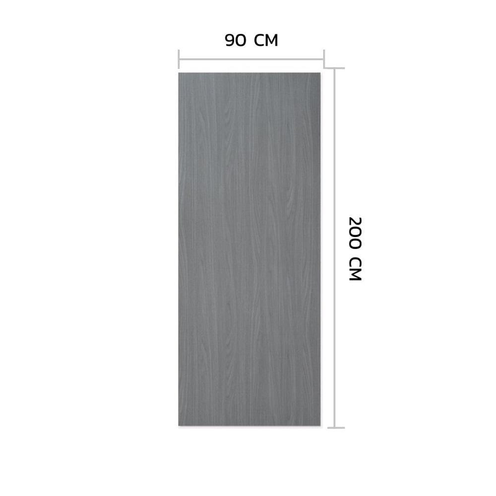 ประตูภายในเมลามีน ไม่เจาะลูกบิด METRO MD556 90x200 ซม. สี COMBI GREY