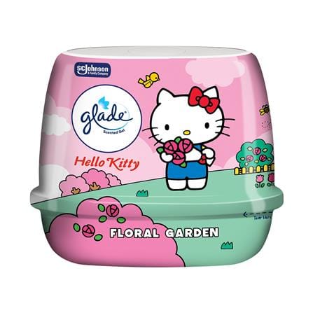 เจลปรับอากาศ GLADE HELLO KITTY 180 กรัม FLORAL GARDEN_0