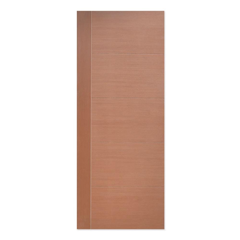 ประตูภายใน HDF ไม่เจาะลูกบิด METRO ROSE WOOD 02 VENEER 70x200 ซม. สีไม้สัก