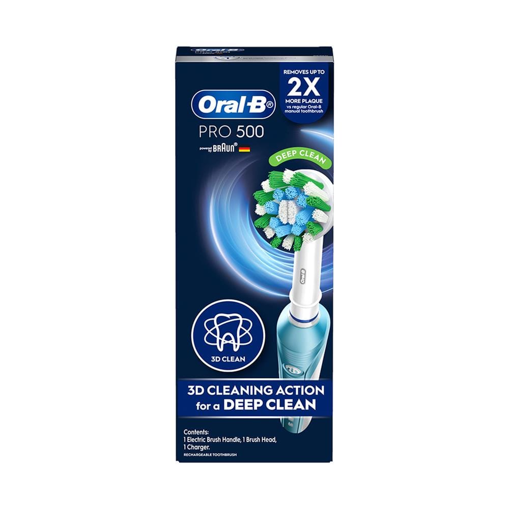 แปรงสีฟันไฟฟ้า ORAL-B 4210201136330 สีขาว/ฟ้า