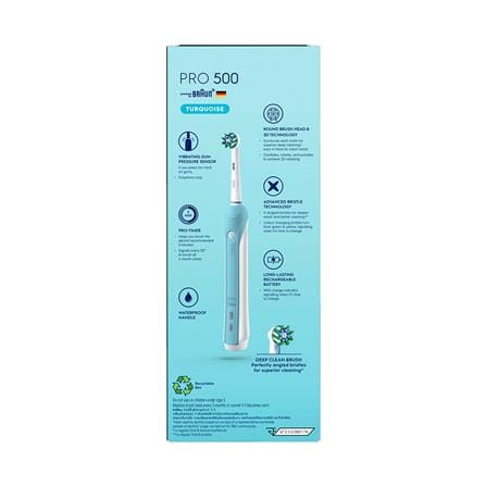 แปรงสีฟันไฟฟ้า ORAL-B 4210201136330 สีขาว/ฟ้า_2
