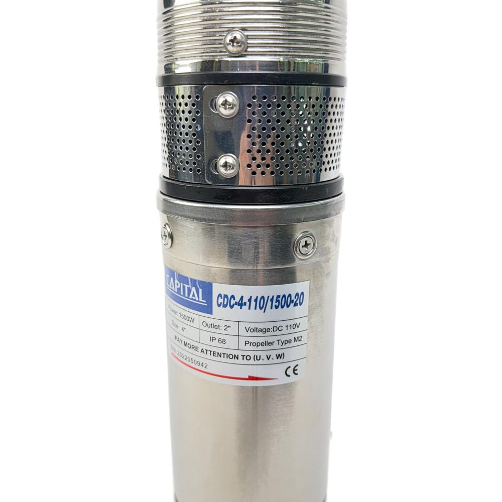 ปั๊มน้ำบาดาล CAPITAL SOLAR CDC-4-110/1500-20 1500 วัตต์