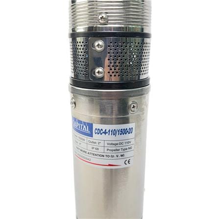 ปั๊มน้ำบาดาล CAPITAL SOLAR CDC-4-110/1500-20 1500 วัตต์_5