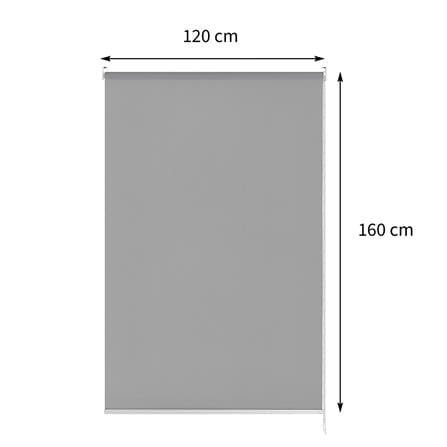 ผ้าม่านม้วน HOME LIVING STYLE SUNSCREEN SOLAR 120x160 ซม. สีเทา_6