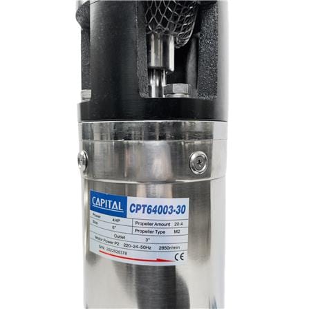ปั๊มบาดาล บ่อ 6 นิ้ว CAPITAL CPT64003-30 3000 วัตต์_6
