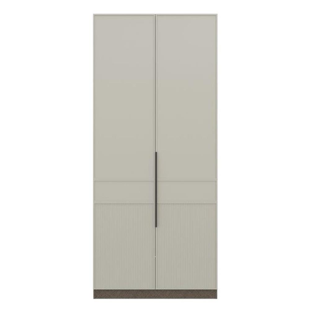 ตู้เสื้อผ้า 2 บานเปิด SB BUILT IN WARDROBE PLUS 59062861 100 ซม. สีเทา