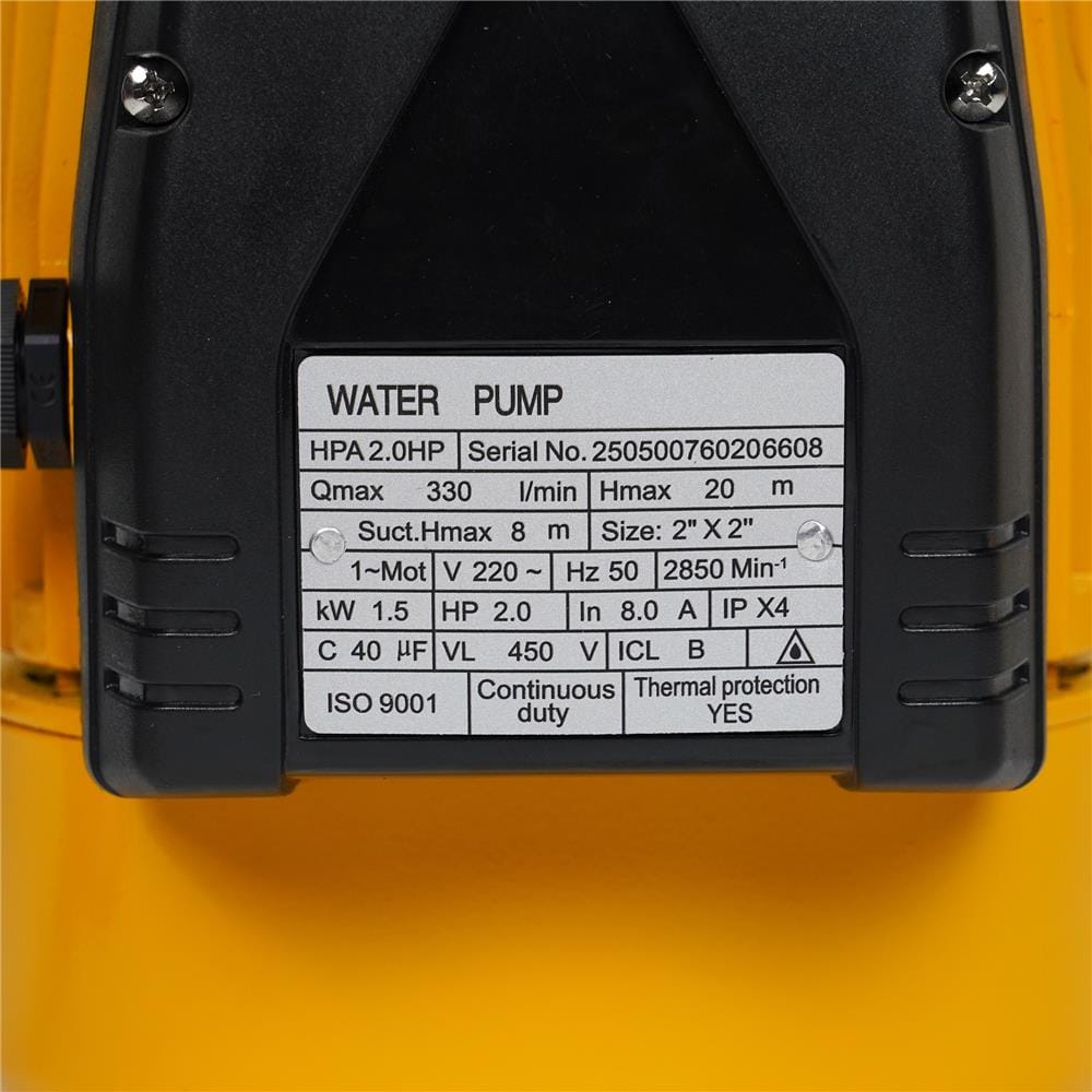 ปั๊มหอยโข่ง DEXZON HPA 2 แรงม้า